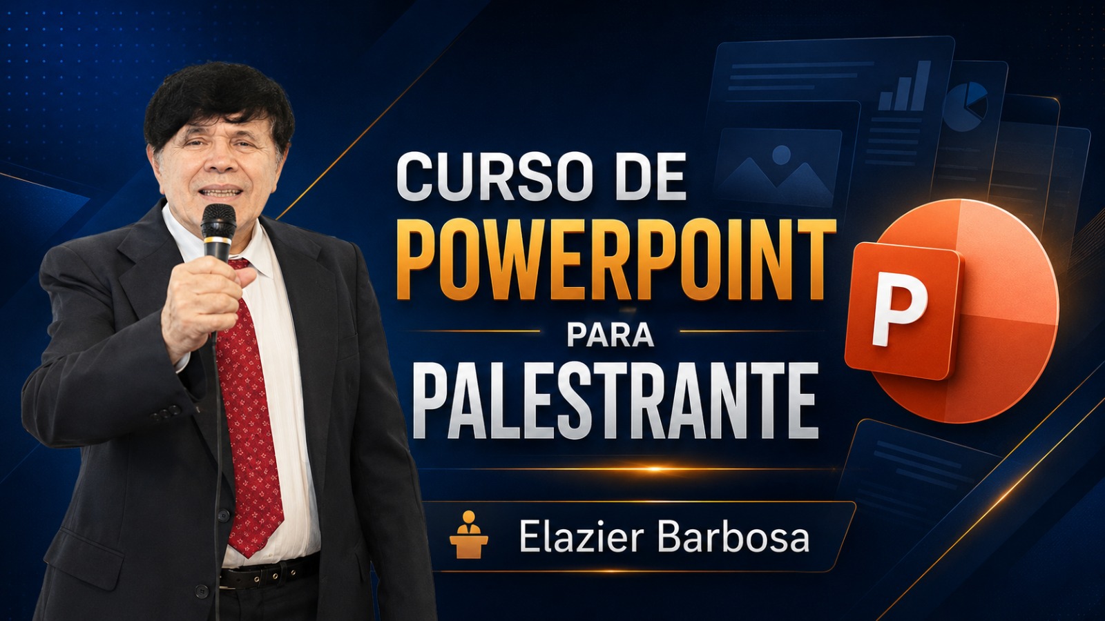 Capa do curso PowerPoint para Palestrante